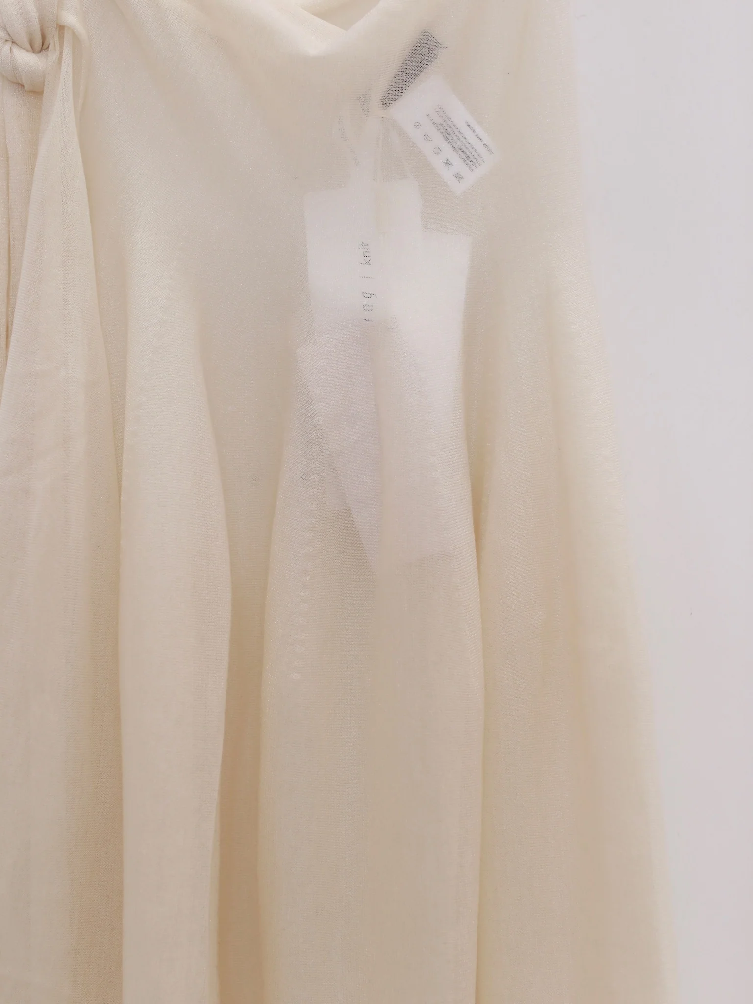 SWAYING 25 Spring/Summer One-piece Lace-up Long Skirt SW-SW25SS3B02C1-BAI White - Image 3