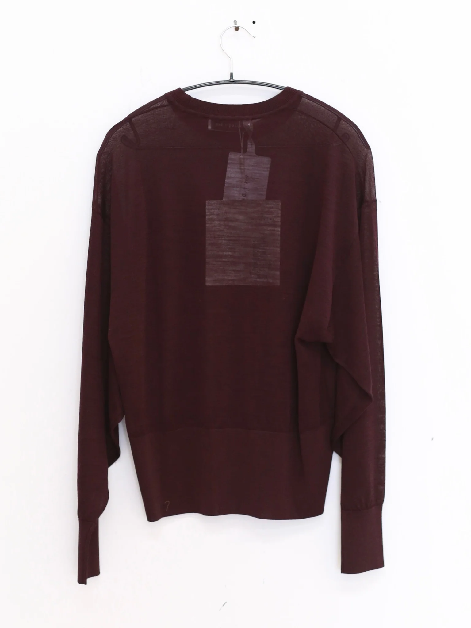 SWAYING 25 Spring/Summer Silk Wool Pullover SW-SW25SS1T18C3-ZI Purple SW-SW25SS1T18C1 - Image 4