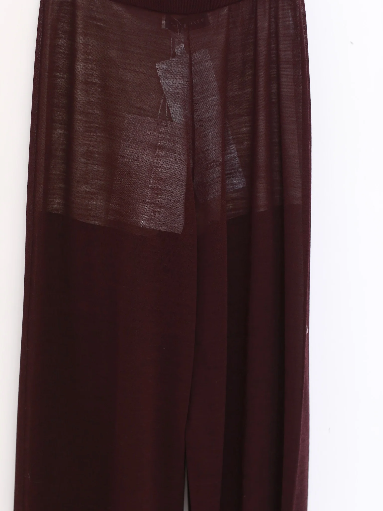 SWAYING 25 Spring/Summer Silk Wool Thin Straight Pants SW-SW25SS3B15C4-ZI Purple - Image 2