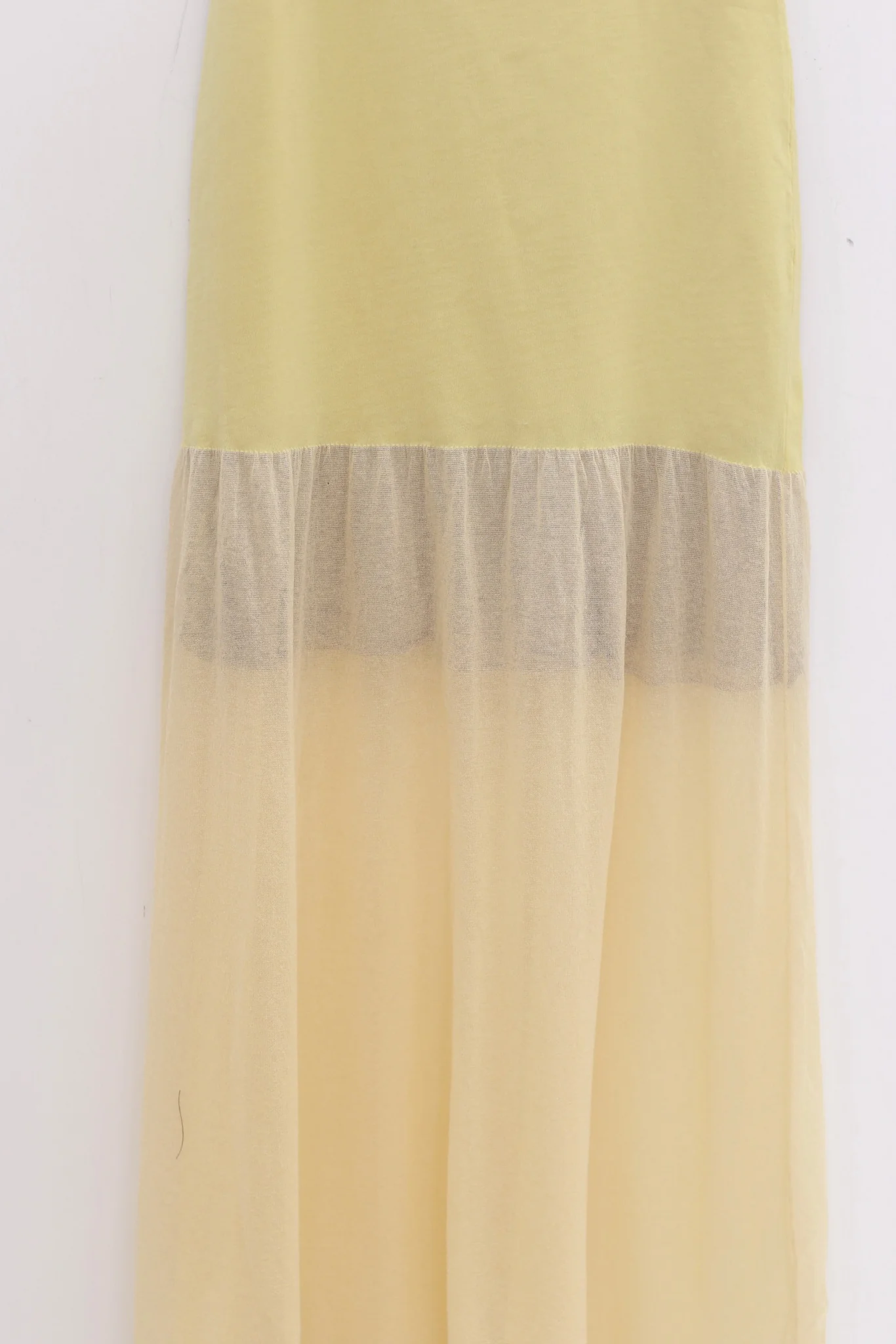 SWAYING 25 Spring/Summer Two-piece Suspender Fishtail Long Skirt SW-SW25SS2L02C2-HUANG Yellow SW-SW25SS2L02C1 - Image 2