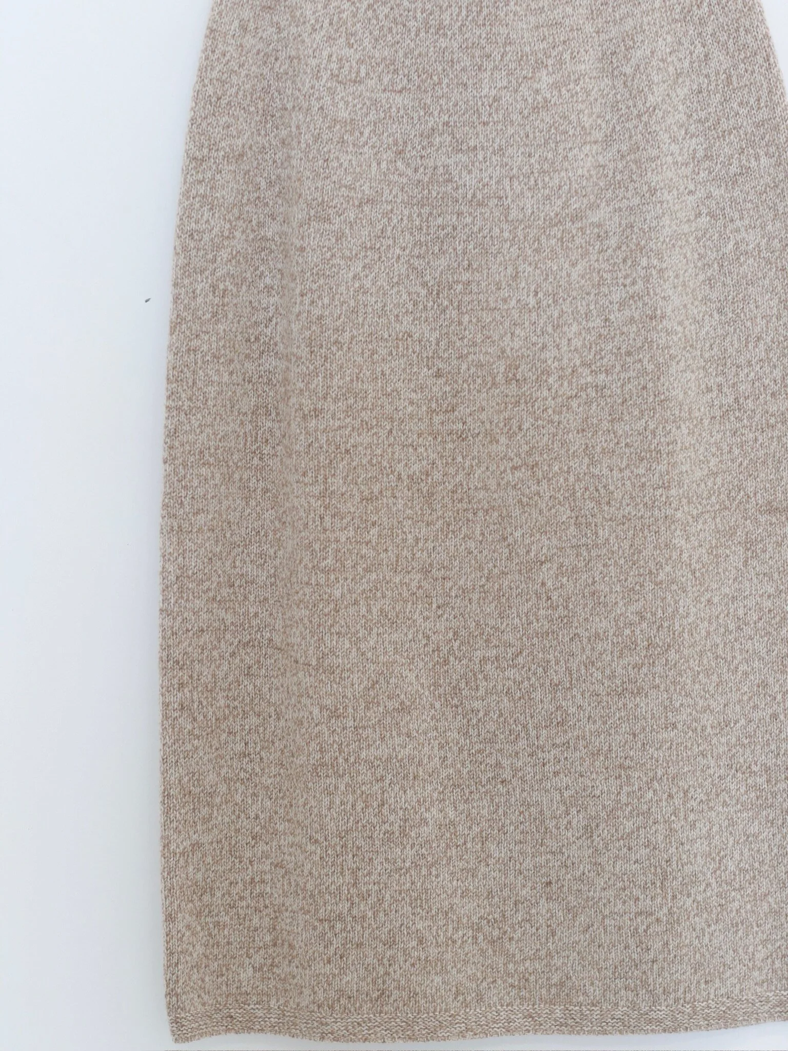 SWAYING 26 Early Spring Cashmere Straight Skirt SW-SW26PS3B08C1-TH Camel Gray - Image 4