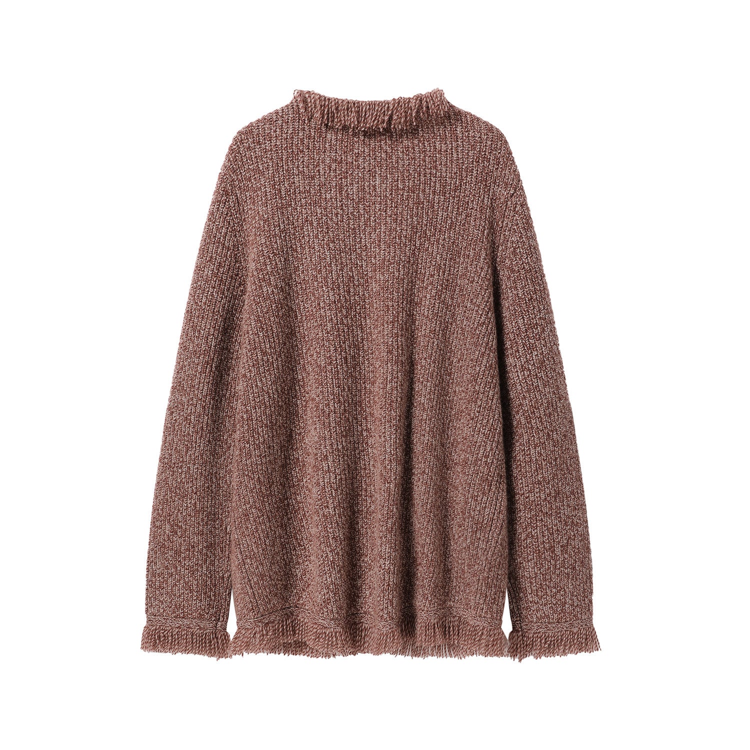 SWAYING 26 Early Spring Cashmere Tassel Jacket SW-SW26PS1T20C1-ZH Brownish Red - Image 8