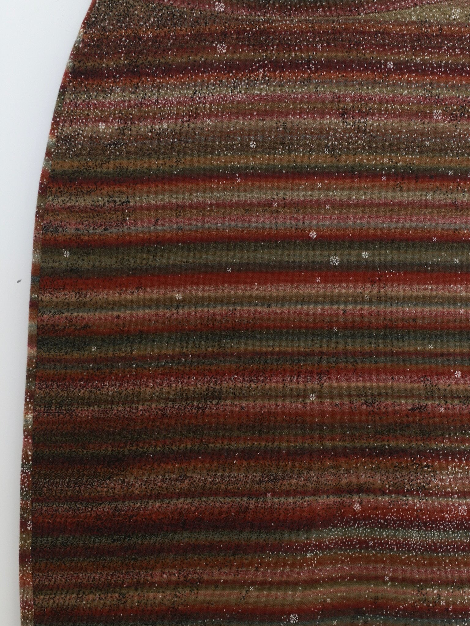 SWAYING 26 Early Spring Gradient Striped Midi Skirt SW-SW26PS3B07C1-LZ Green-Brown - Image 3