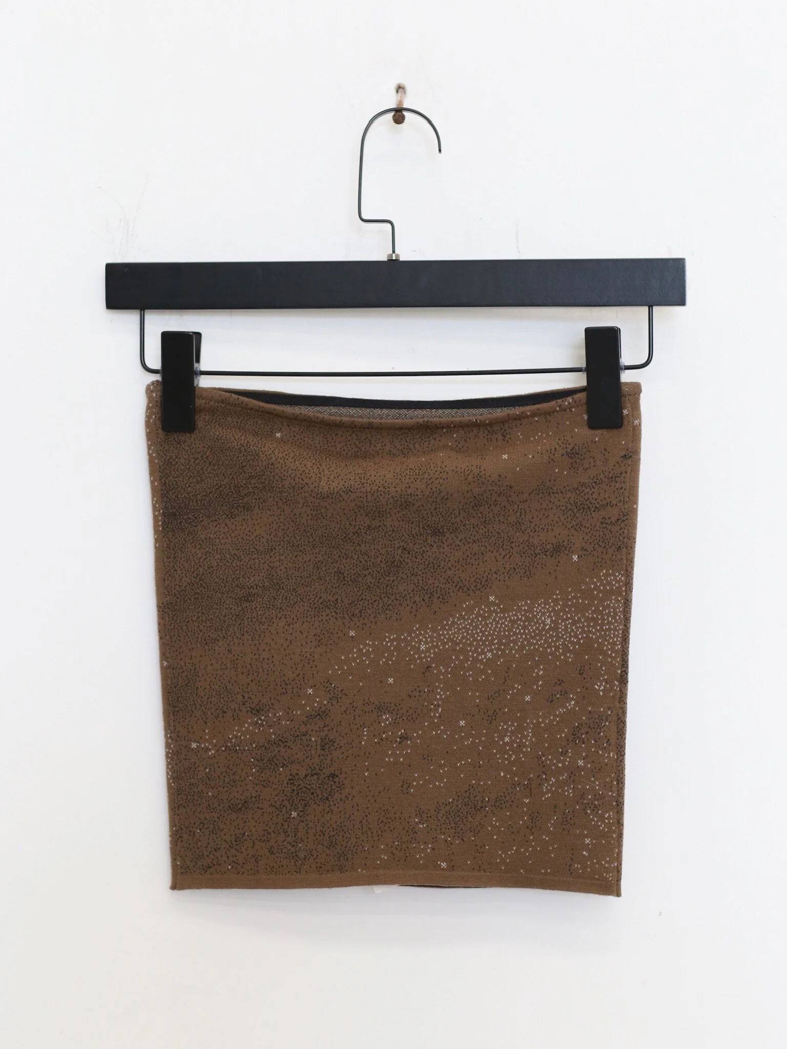 SWAYING 26 Early Spring Jacquard Bandeau Top SW-SW26PS1T02C2-LZ Green-Brown - Image 5