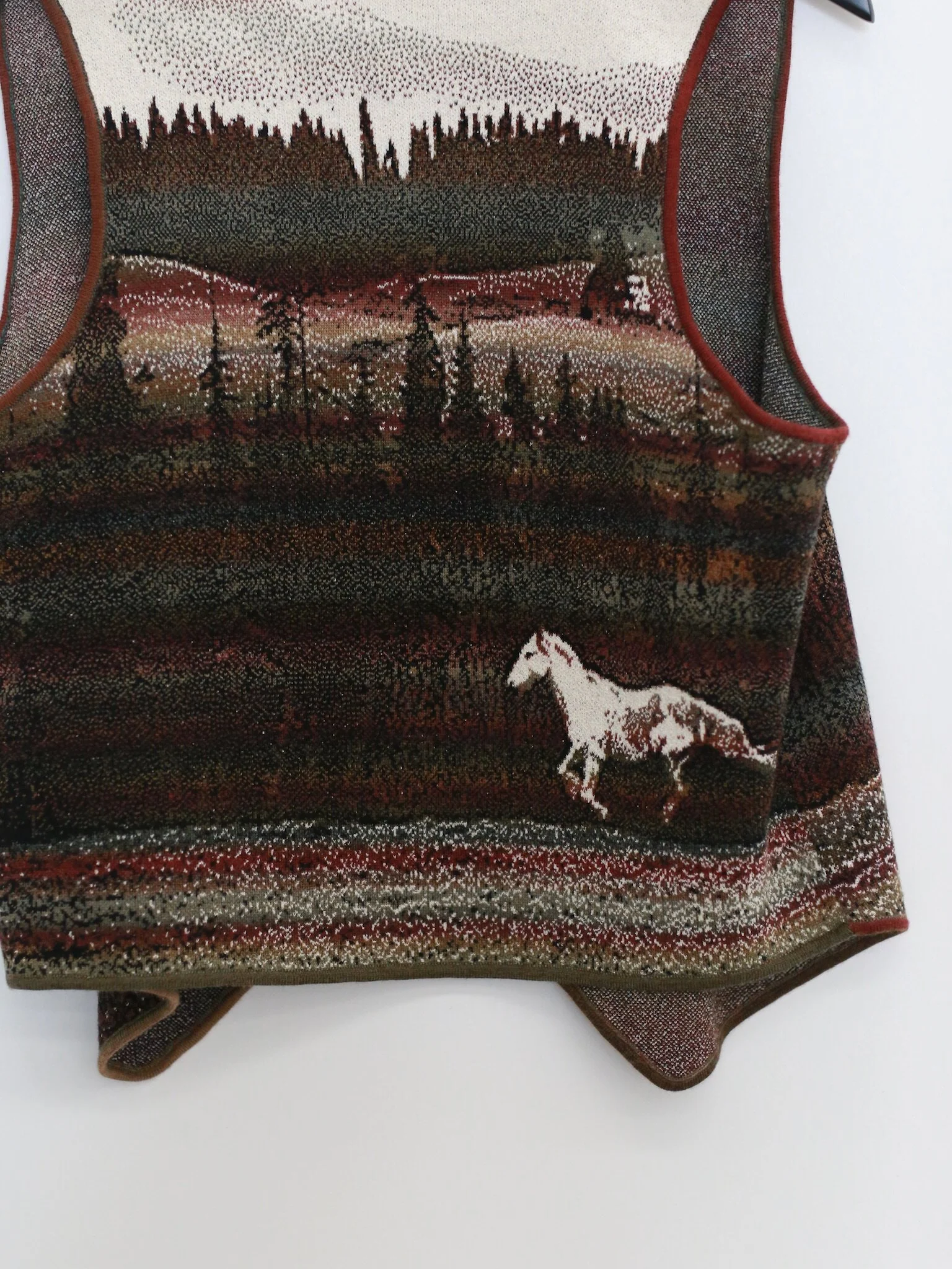 SWAYING 26 Early Spring Jacquard Wool Vest SW-SW26PS1T05C1-LV Green - Image 10