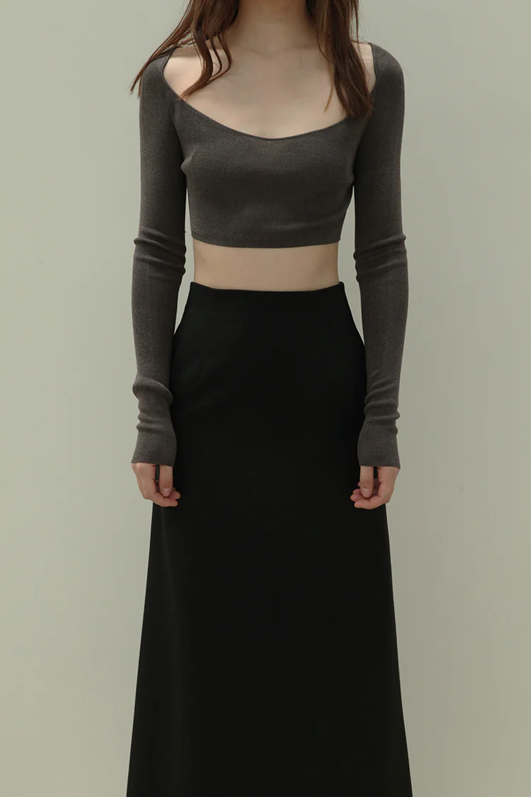 SWAYING/KNIT Ballet Open Collar Silk Shirt-Short SW211SZ10 - Image 4