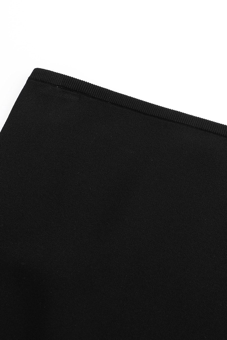 SWAYING/KNIT bottoming tube top SWBM03 black - Image 10