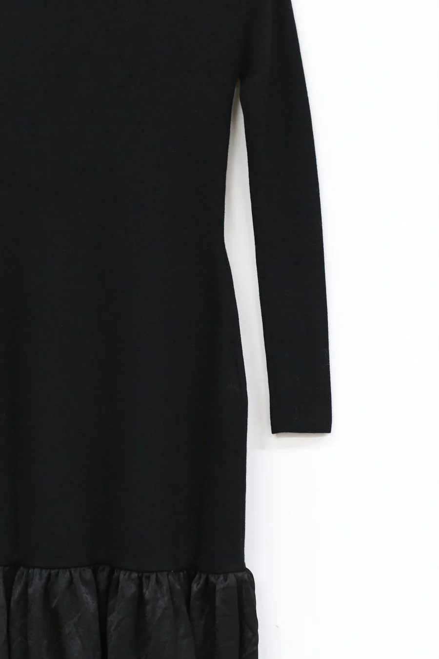 SWAYING/KNIT Cashmere stitched fishtail dress SW22AW2L15 black - Image 8