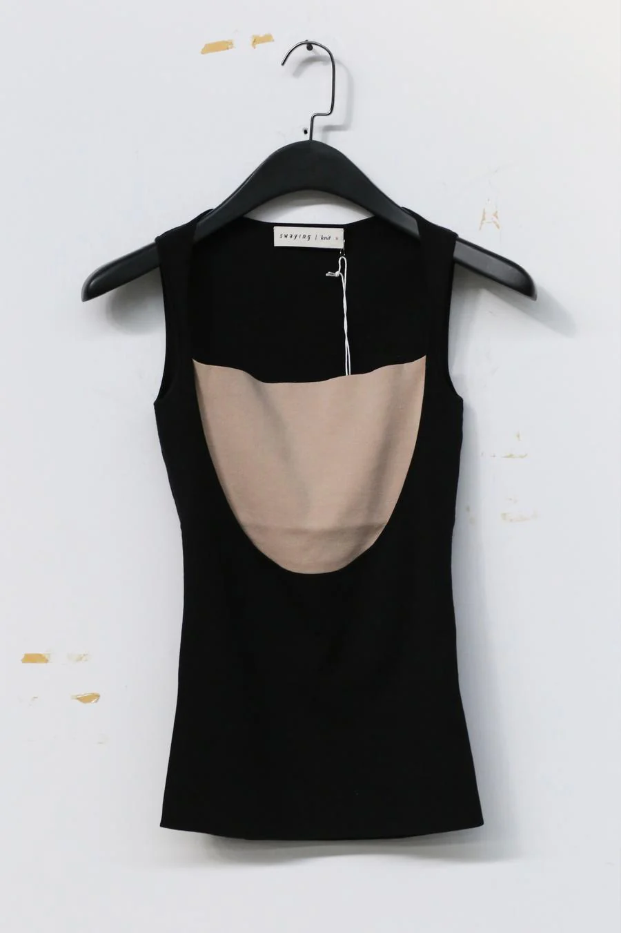 SWAYING/KNIT contrasting color silk tank vest SW23SS1T29 PS59 - Image 7