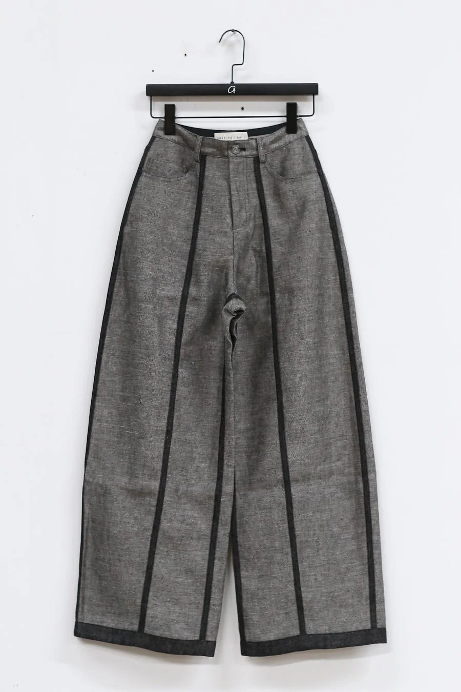 SWAYING/KNIT Crease Cocoon Wide Leg Pants SW22AW3B28 Grey PS51 - Image 6