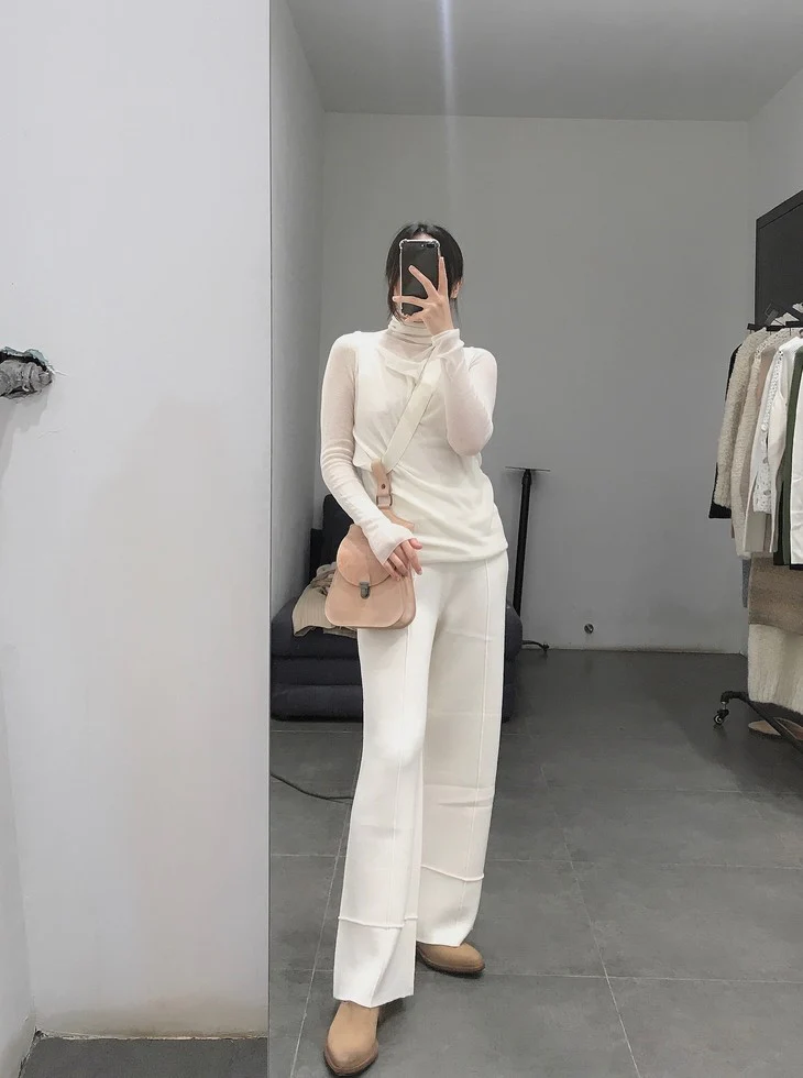 SWAYING/KNIT crease knit trousers SW202XZ16 - Image 10