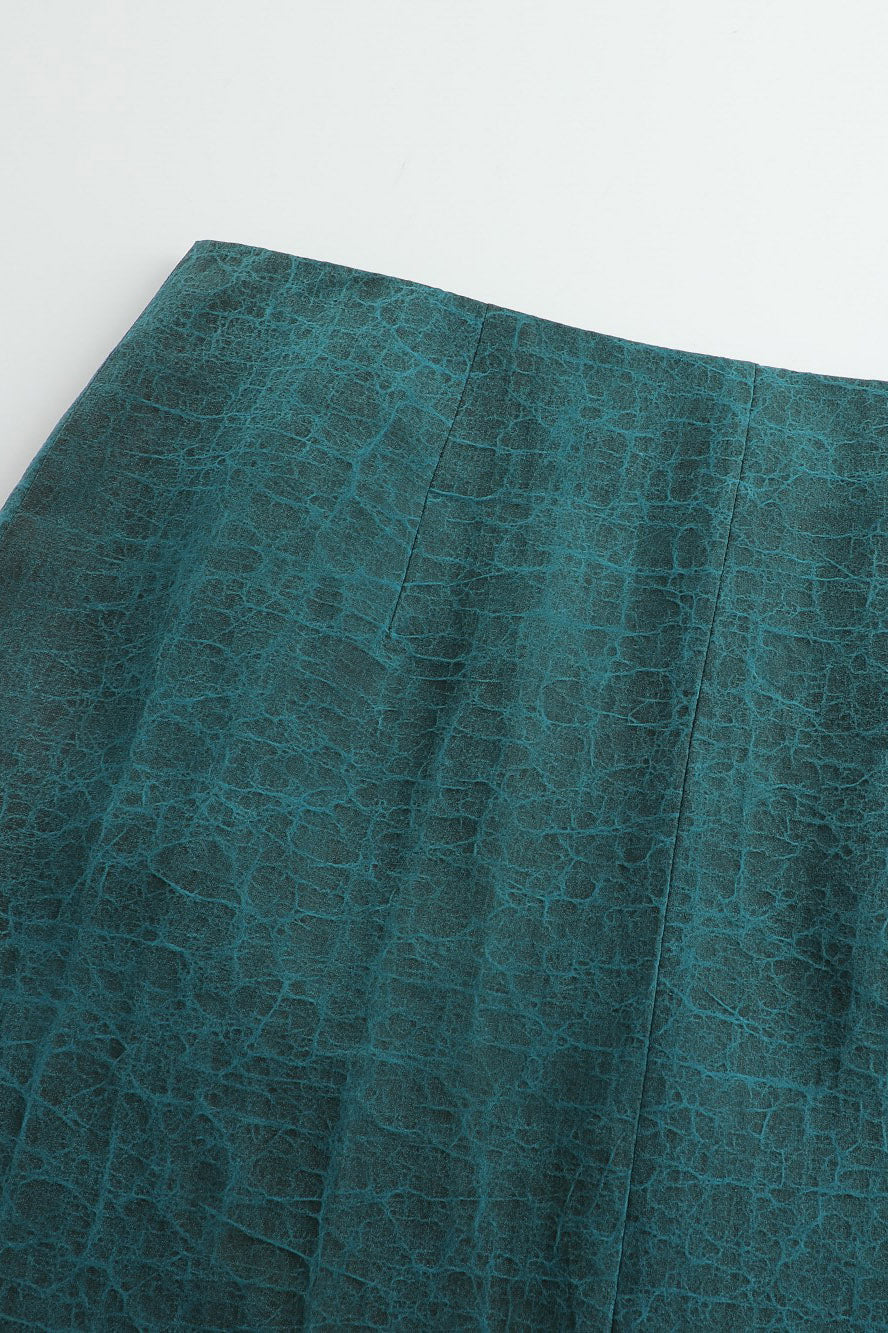 SWAYING/KNIT fragrant cloud yarn skirt SW24SS3B44 sapphire blue - Image 16