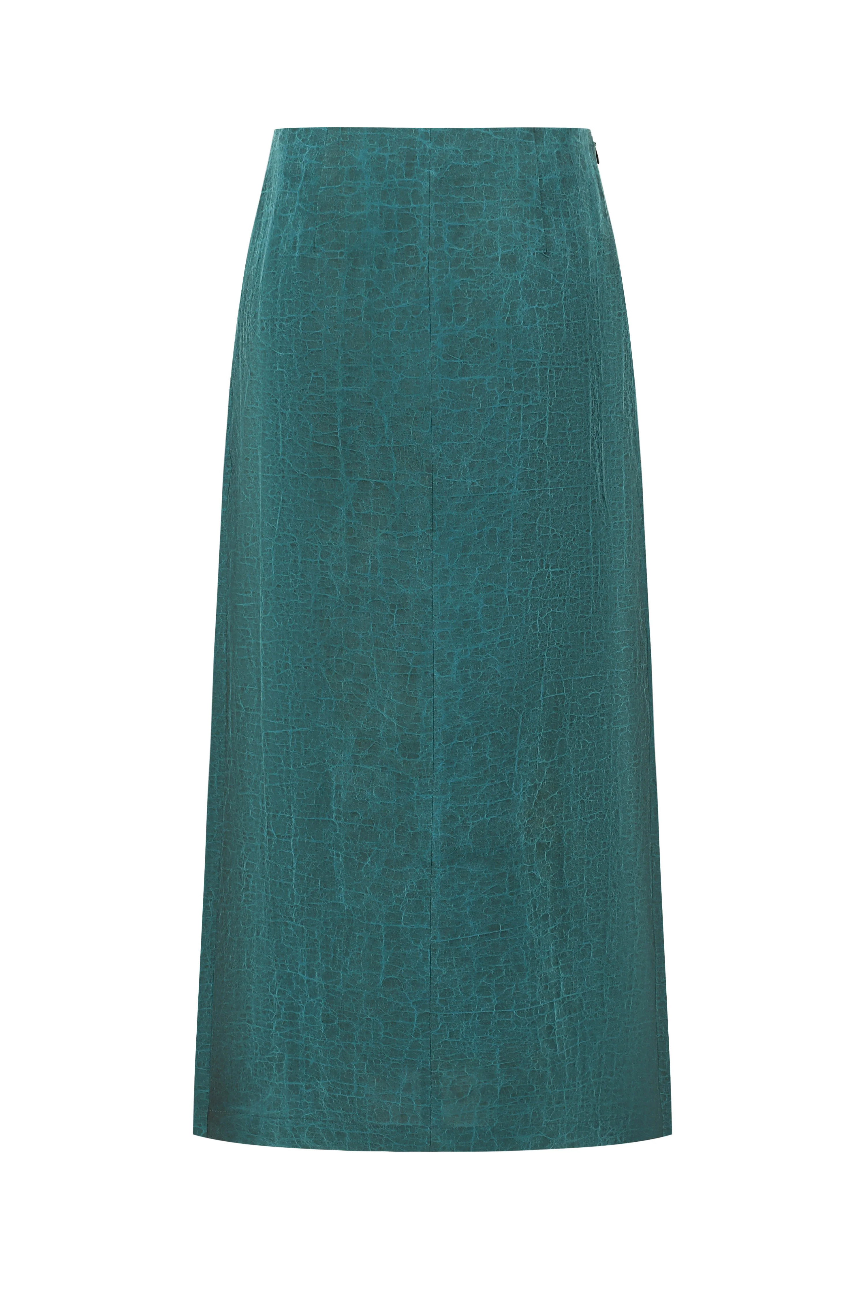 SWAYING/KNIT fragrant cloud yarn skirt SW24SS3B44 sapphire blue - Image 8