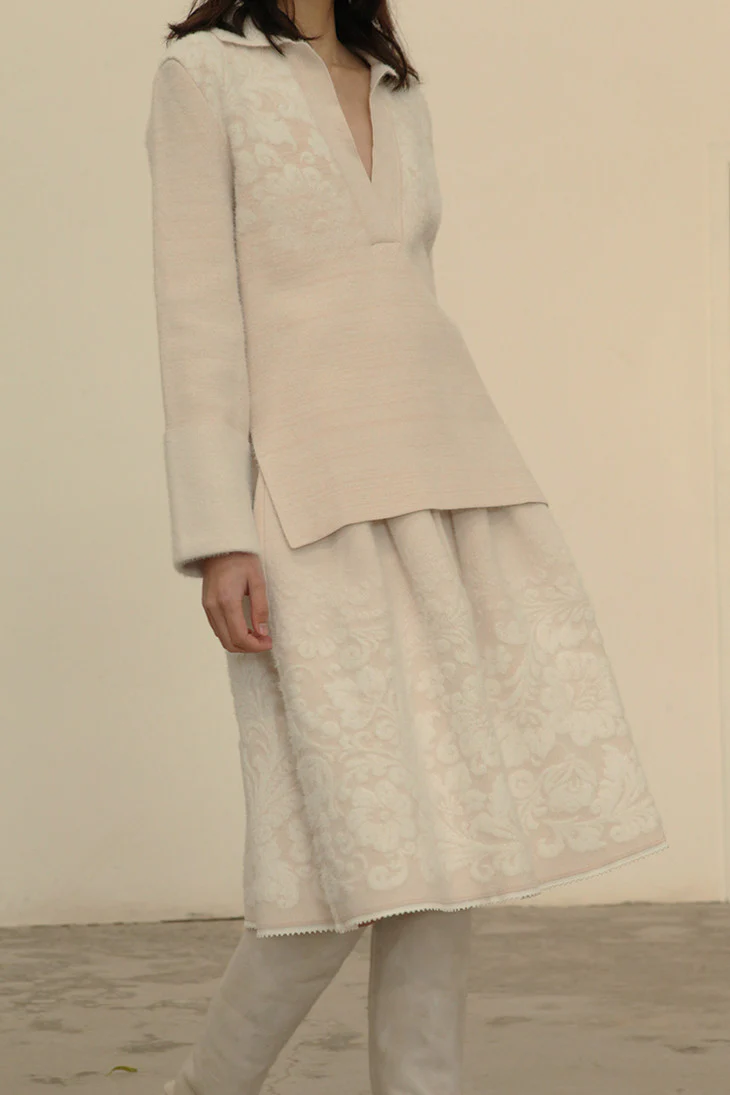 SWAYING/KNIT Gradient pattern big swing skirt SW202XZ09 - Image 6