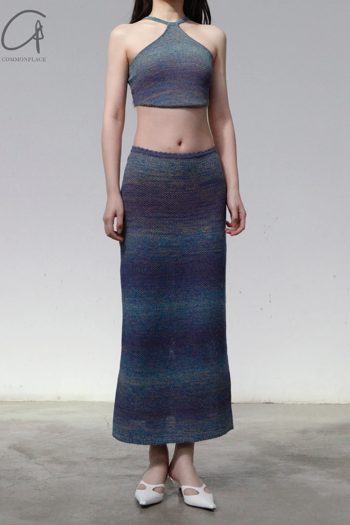 SWAYING/KNIT gradient straight dress SW23SS3B05 gradient purple PS62 - Image 2