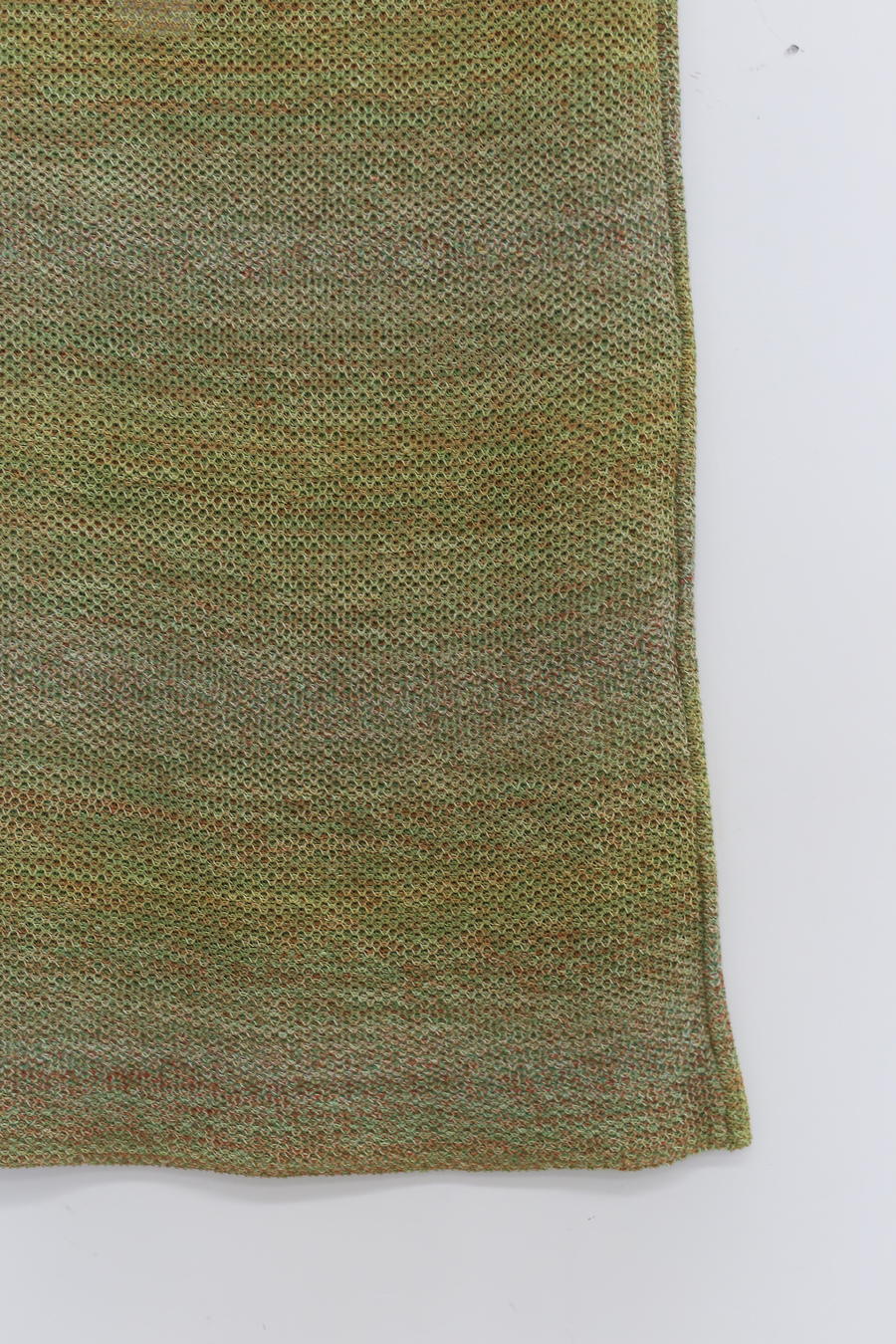 SWAYING/KNIT gradient straight long skirt SW23SS3B04 gradient green PS62 - Image 9