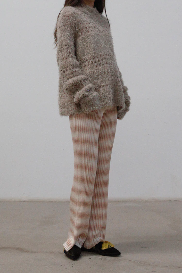 SWAYING/KNIT Half Cardigan Pullover SW212SZ88 PS27 - Image 4
