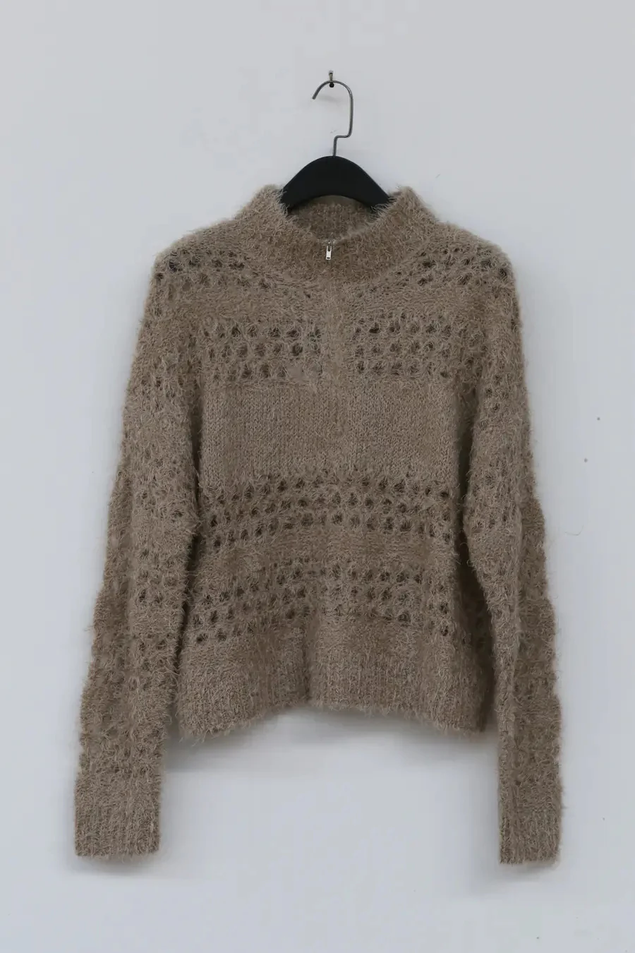 SWAYING/KNIT Half Cardigan Pullover SW212SZ88 PS27 - Image 5