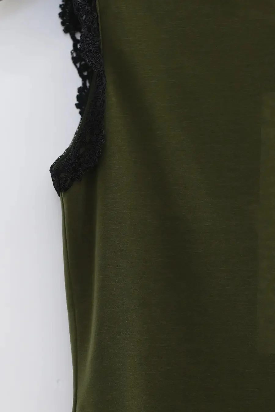 SWAYING/KNIT hook stitching mesh vest SW24SS1T36 grass green PS73 - Image 10