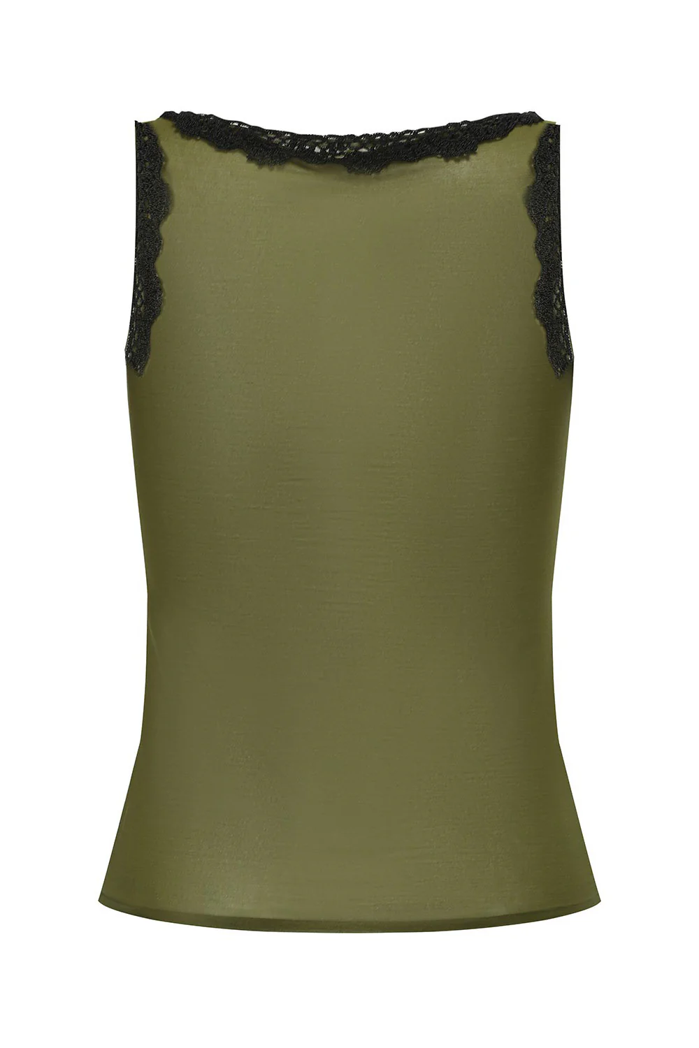 SWAYING/KNIT hook stitching mesh vest SW24SS1T36 grass green PS73 - Image 8