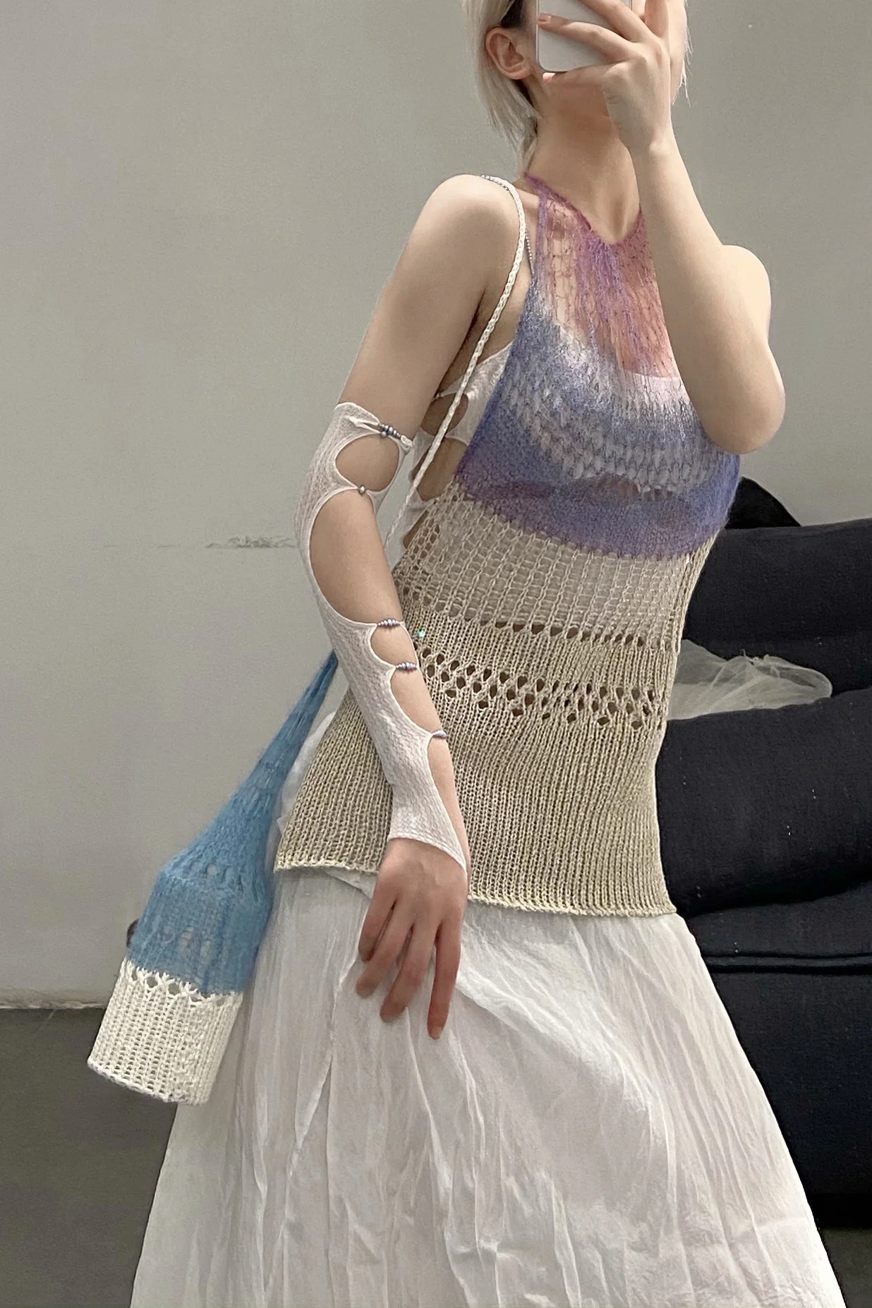 SWAYING/KNIT knit bag SW211PJ03 - Image 7