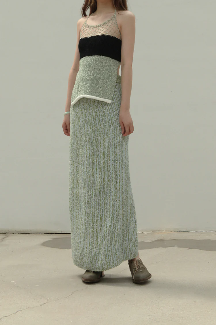 SWAYING/KNIT Knitted Contrasting Vest SW211SZ52 ps6 - Image 2