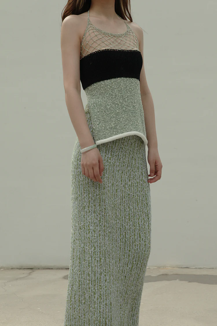 SWAYING/KNIT Knitted Contrasting Vest SW211SZ52 ps6 - Image 4