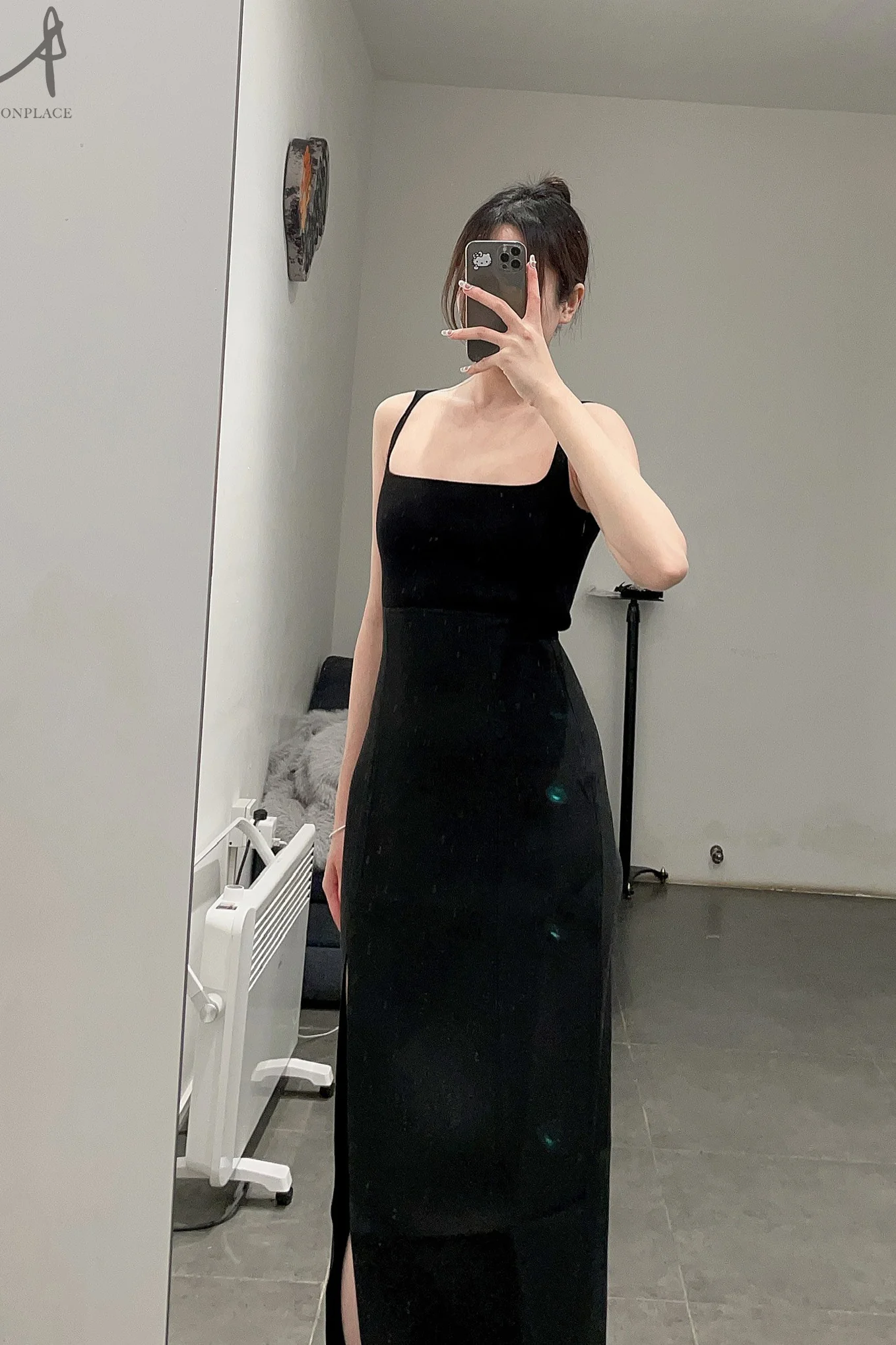 SWAYING/KNIT knitting stitching vest skirt SW23SS2L20 black PS56 - Image 11