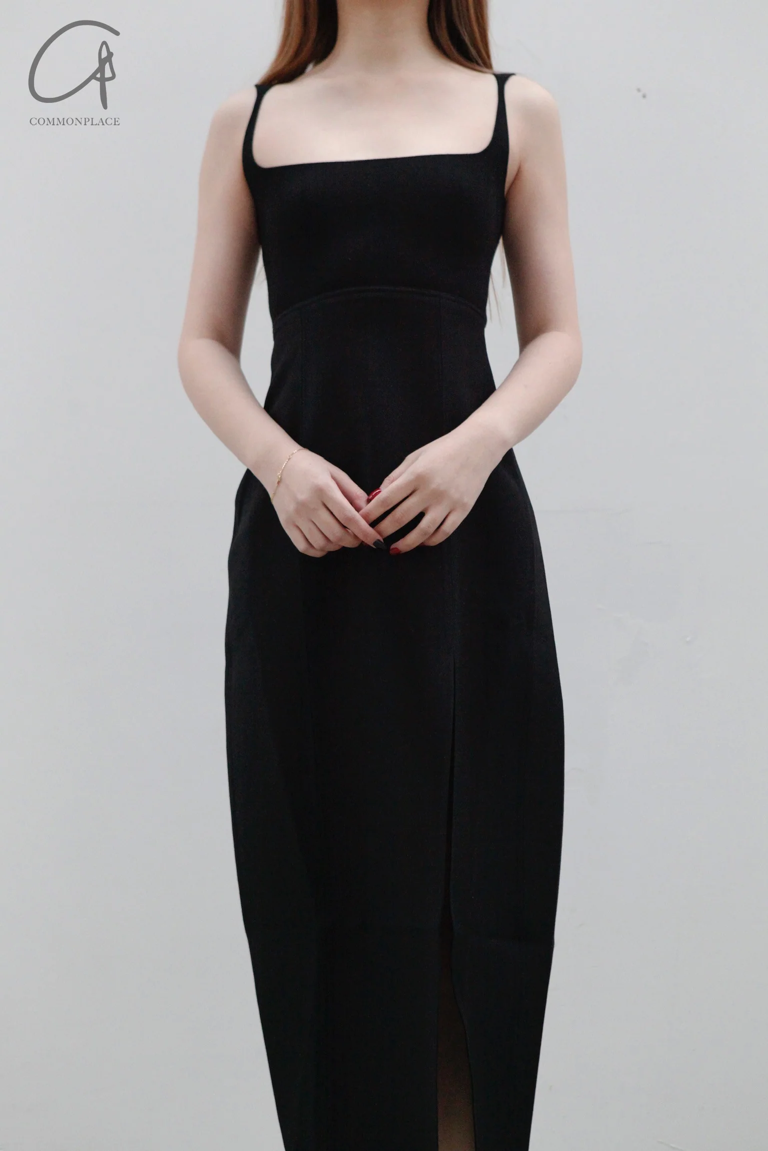 SWAYING/KNIT knitting stitching vest skirt SW23SS2L20 black PS56 - Image 2