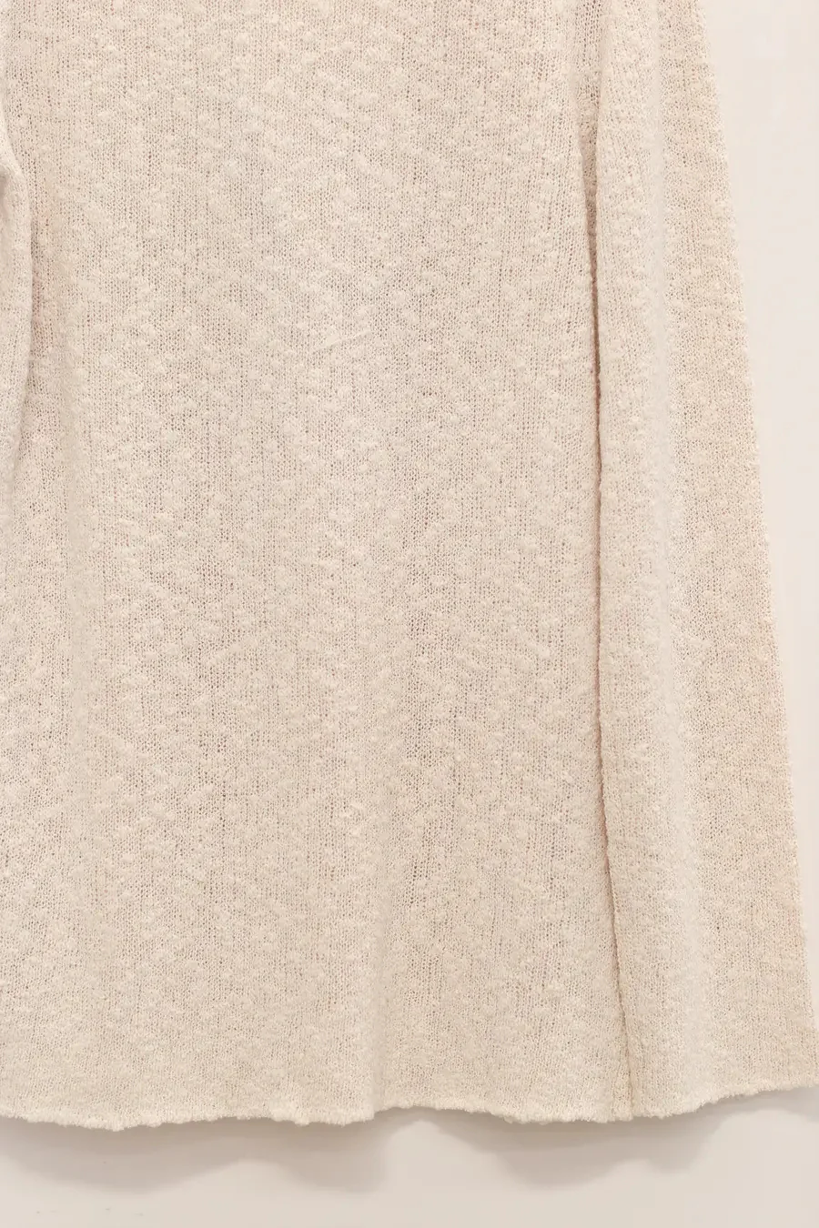 SWAYING/KNIT lace-up long-sleeved cardigan SW24SS1T74 white PS77 - Image 9