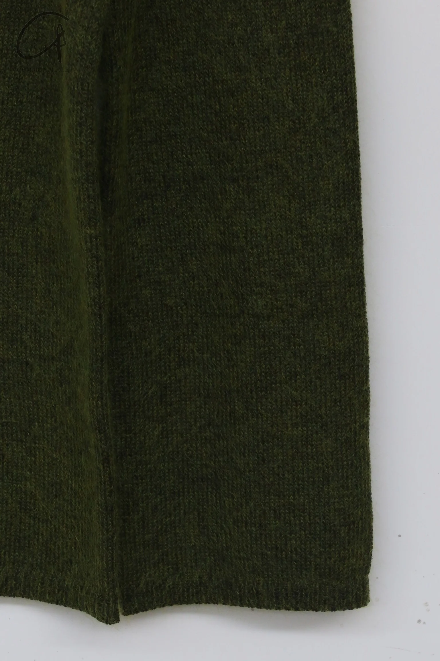SWAYING/KNIT Mohair Gradient Straight Pants SW212XZ38 Green - Image 19