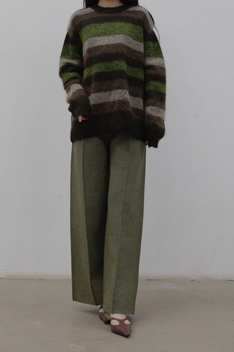 SWAYING/KNIT Mohair Gradient Top SW212SZ66