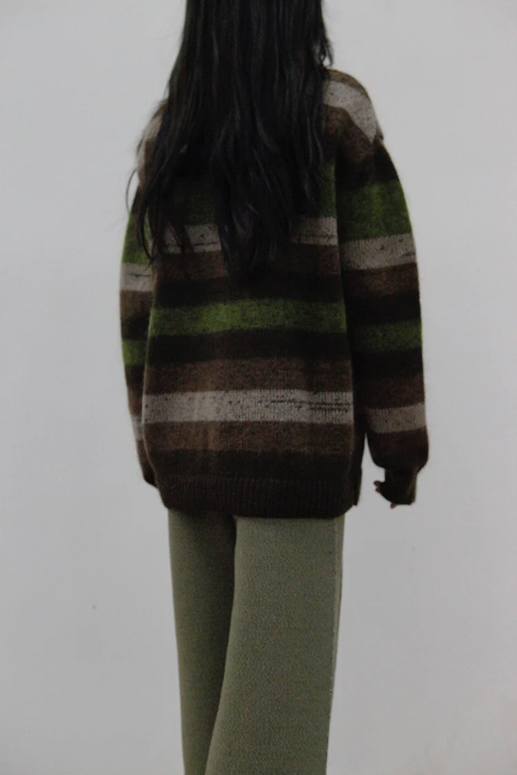SWAYING/KNIT Mohair Gradient Top SW212SZ66 - Image 4