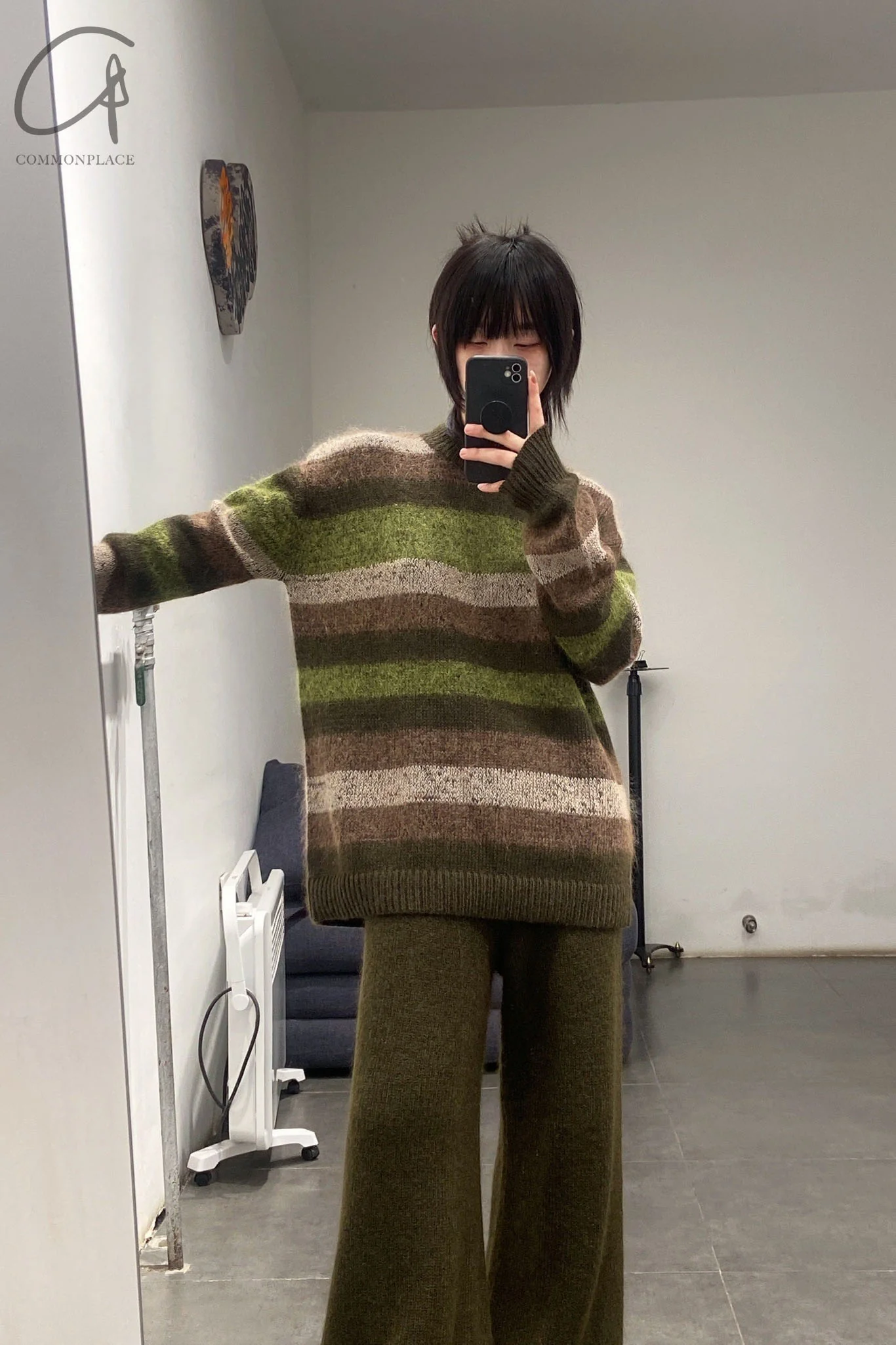 SWAYING/KNIT Mohair Gradient Top SW212SZ66 - Image 9