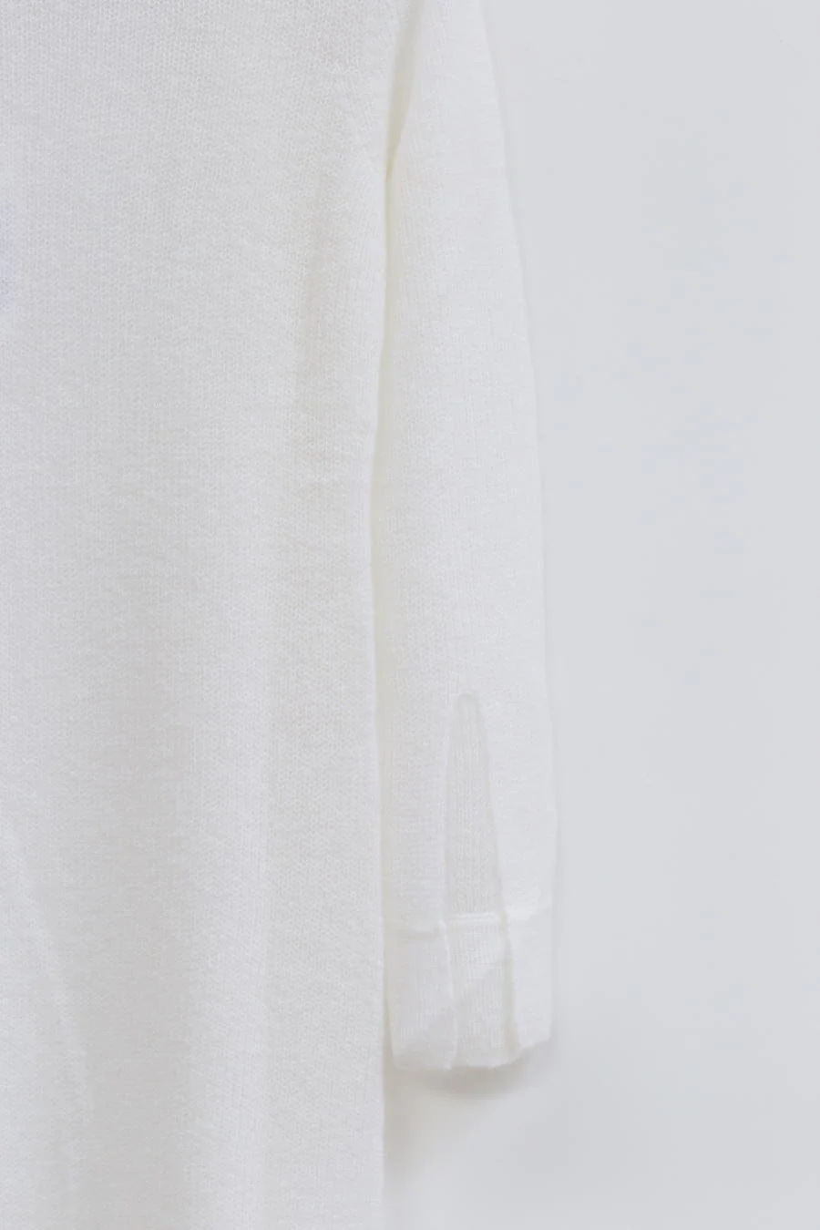 SWAYING/KNIT Mohair Slim Fit Cardigan SW22AW1T81 White PS53 - Image 3