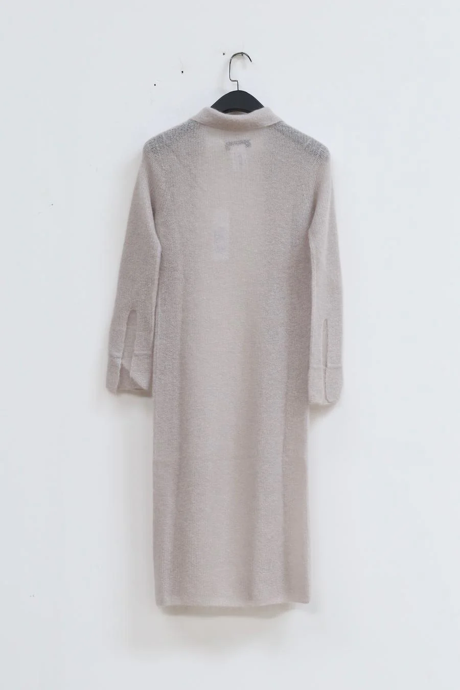 SWAYING/KNIT Mohair Slim Long Cardigan SW22AW1T83 Light Grey PS53 - Image 9