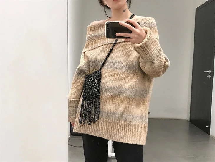 SWAYING/KNIT one-neck sweater SW202SZ35 - Image 14