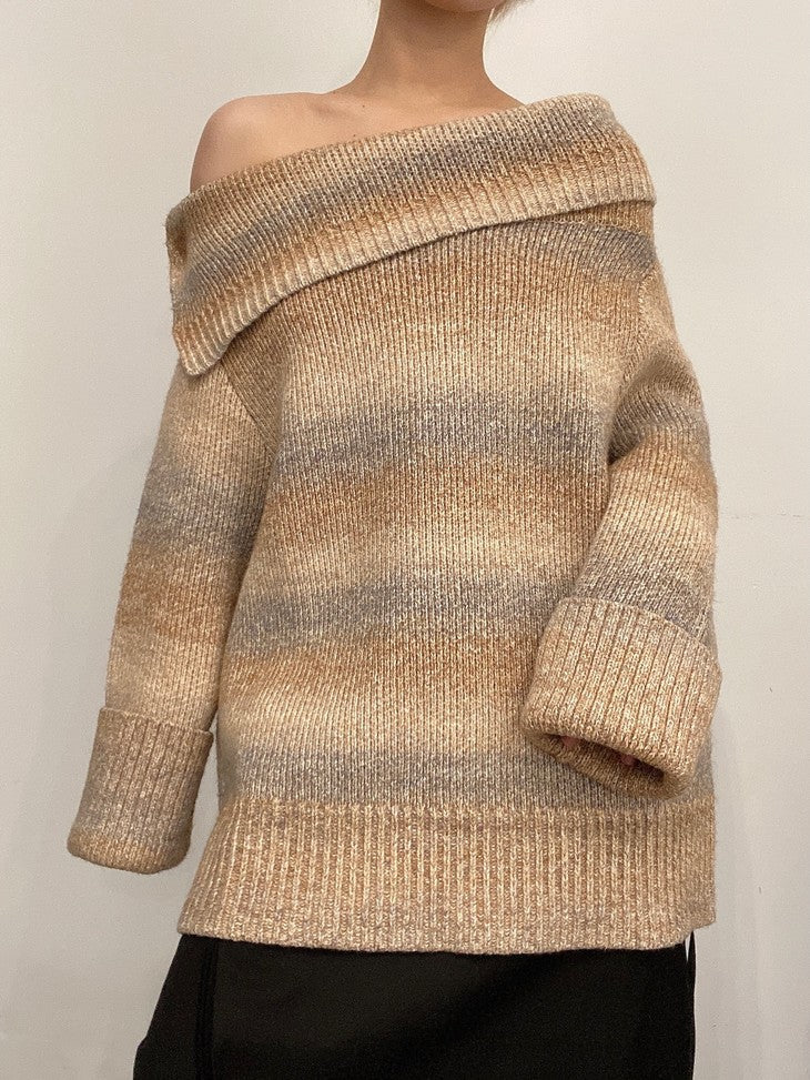 SWAYING/KNIT one-neck sweater SW202SZ35 - Image 6