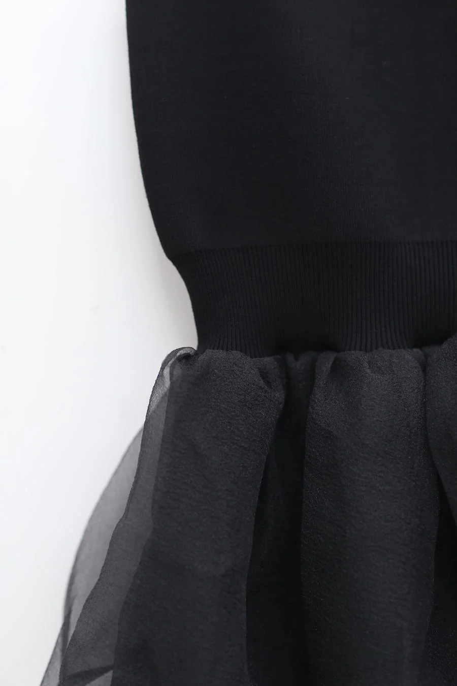 SWAYING/KNIT Organza Sling Swivel Skirt SW22SSL21 Black PS44 - Image 9