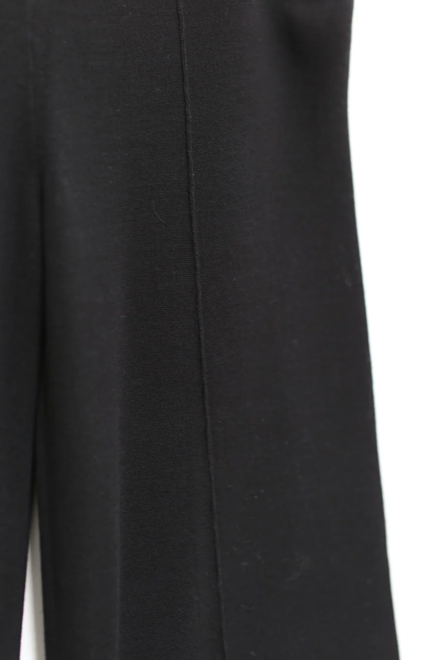 SWAYING/KNIT Paneled Silk Wide Leg Pants SW22SSB11 Beige/Black - Image 16