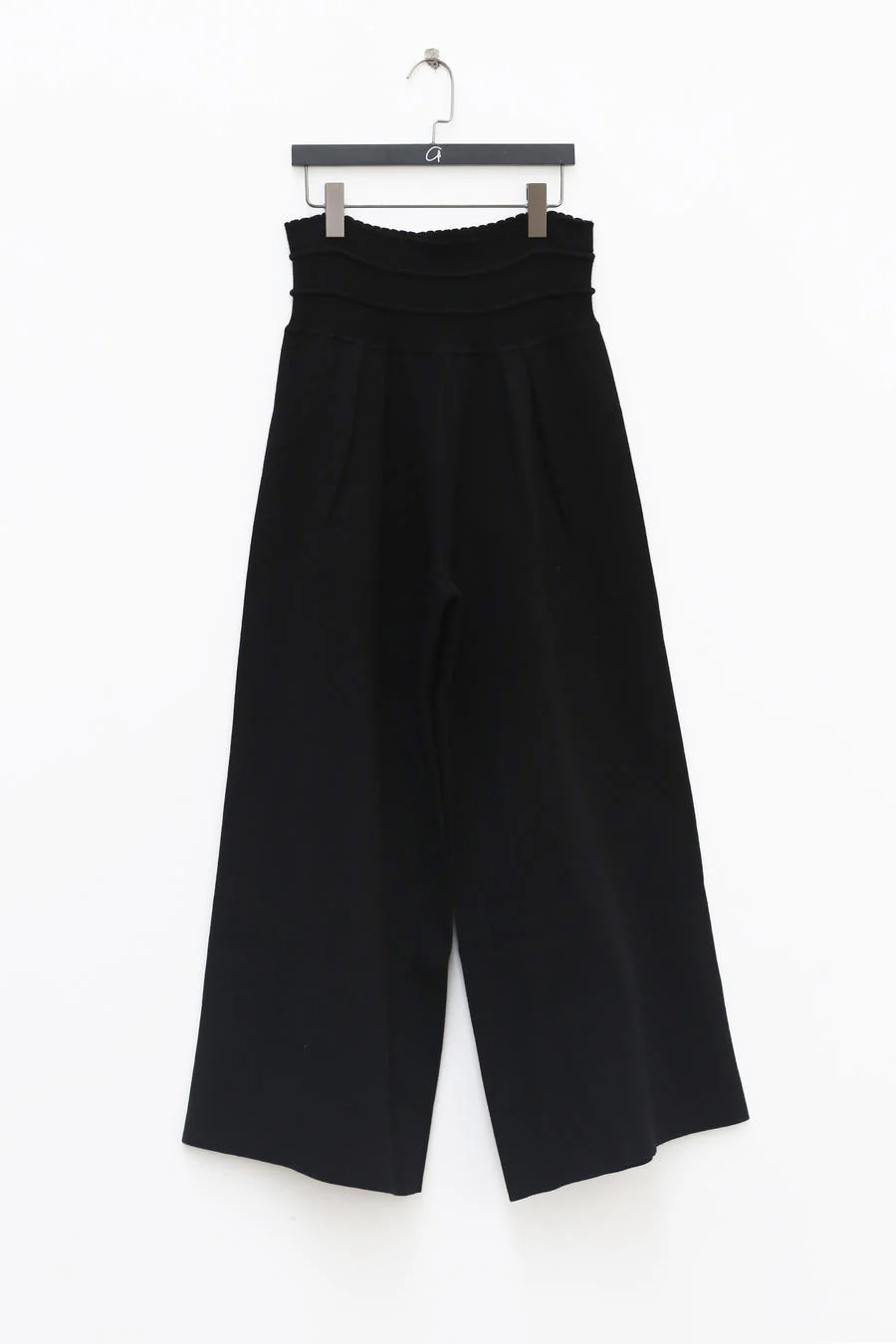 SWAYING/KNIT pleated detail knit trousers SW202XZ19