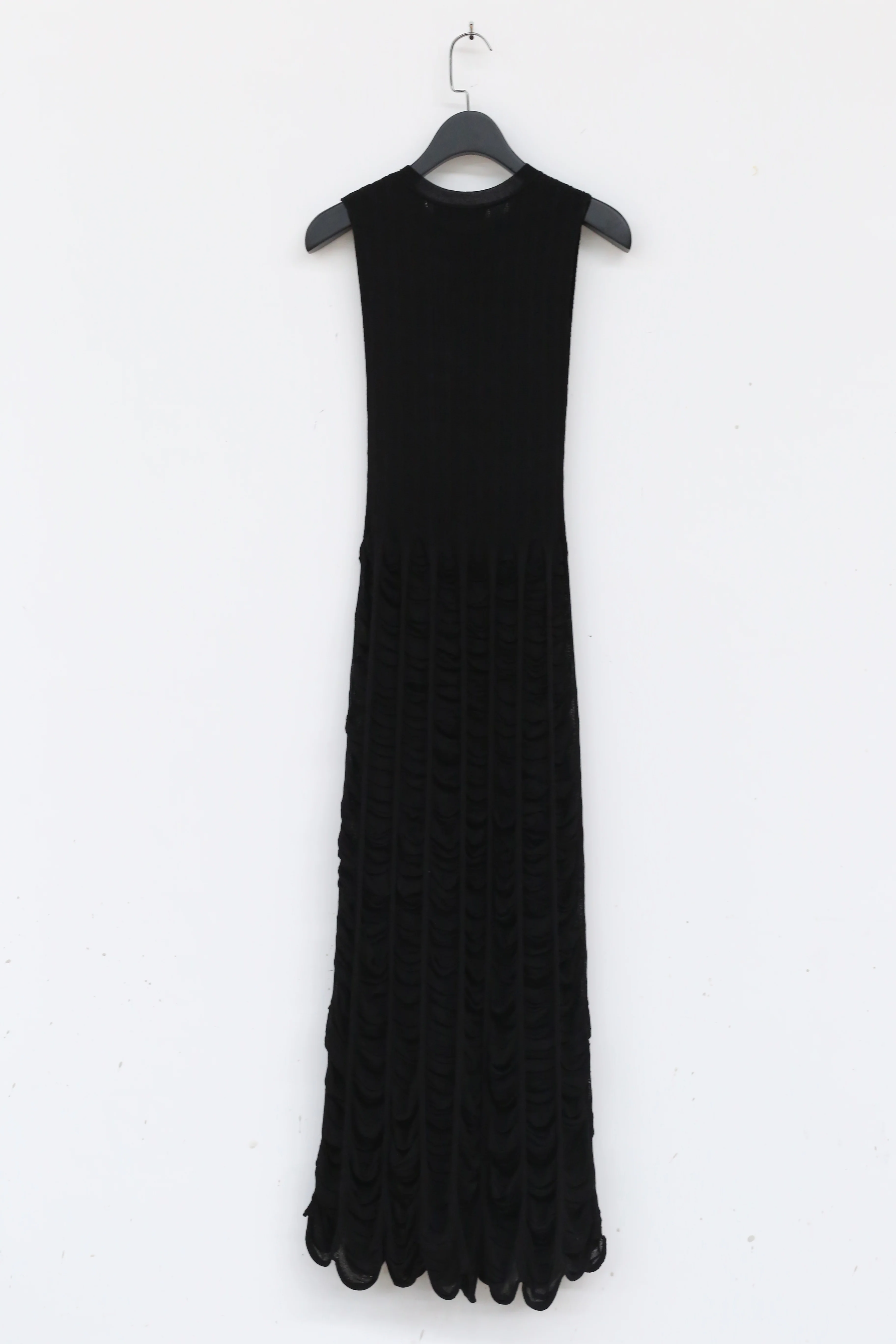 SWAYING/KNIT pleated sleeveless dress (with petticoat) SW212LS12 black PS19 - Image 9