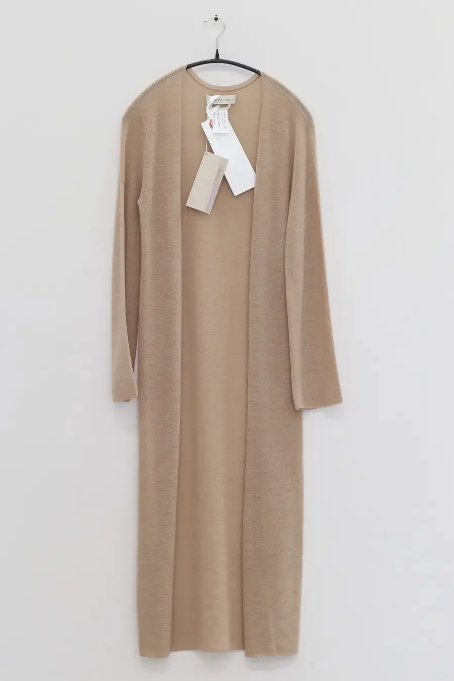 SWAYING/KNIT seamless long cardigan SW24SS1T86 Khaki PS78 - Image 4