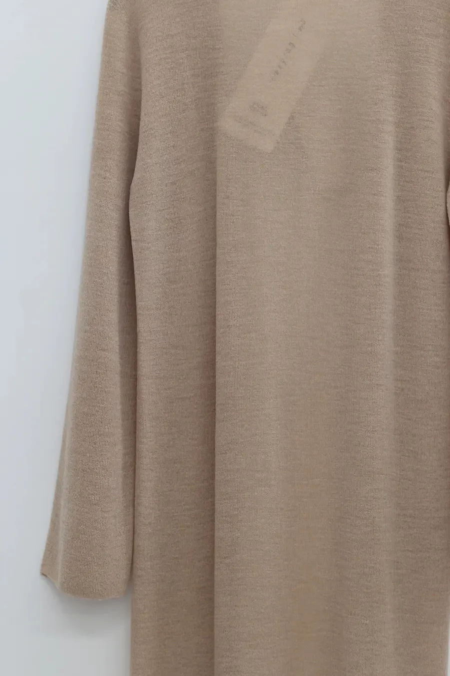SWAYING/KNIT seamless long cardigan SW24SS1T86 Khaki PS78 - Image 6