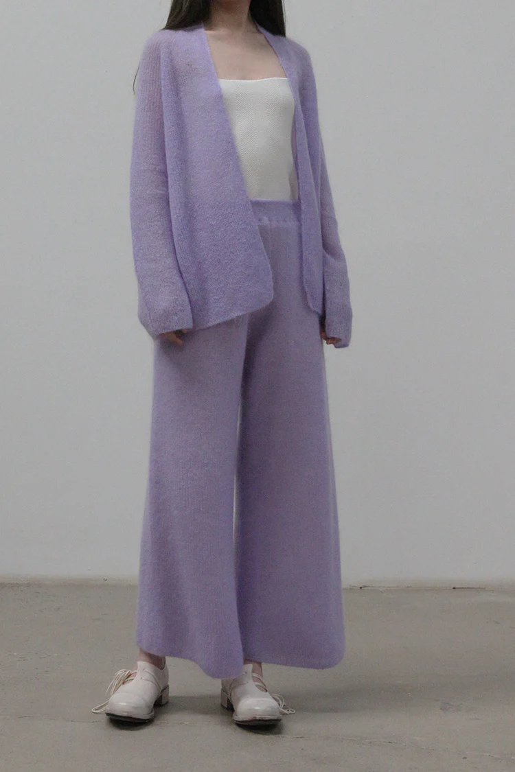 SWAYING/KNIT Seamless Mohair Pants-Double Layer SW212XZ29 - Image 3