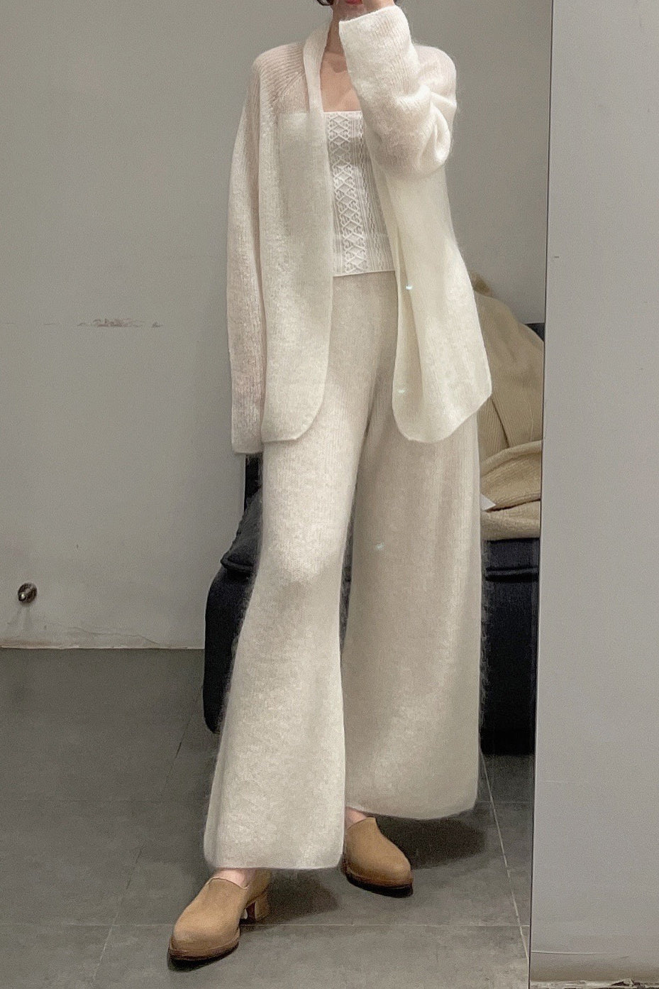 SWAYING/KNIT seamless mohair suit SW211SZ31 PS16 - Image 10