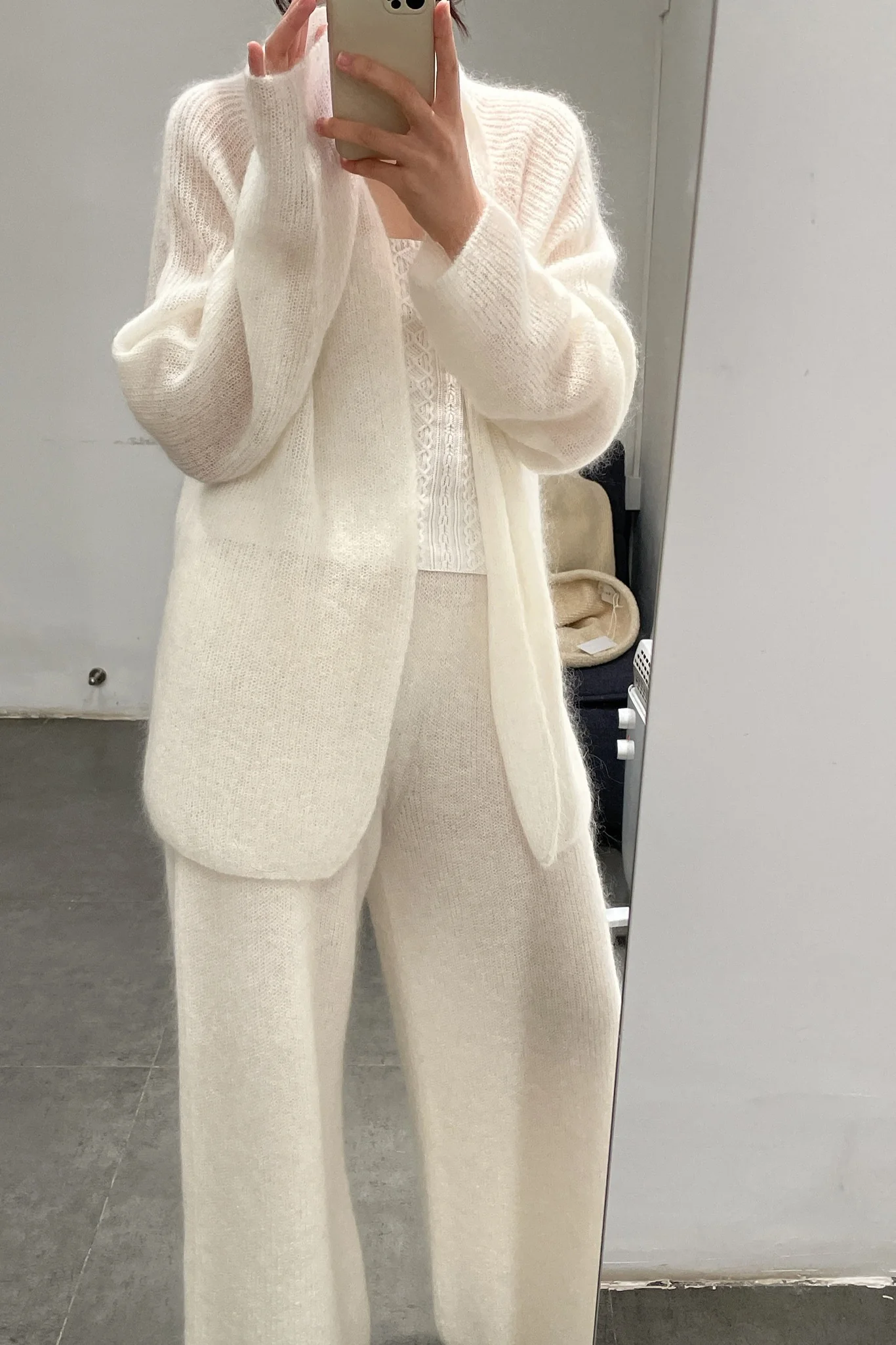 SWAYING/KNIT seamless mohair suit SW211SZ31 PS16 - Image 14