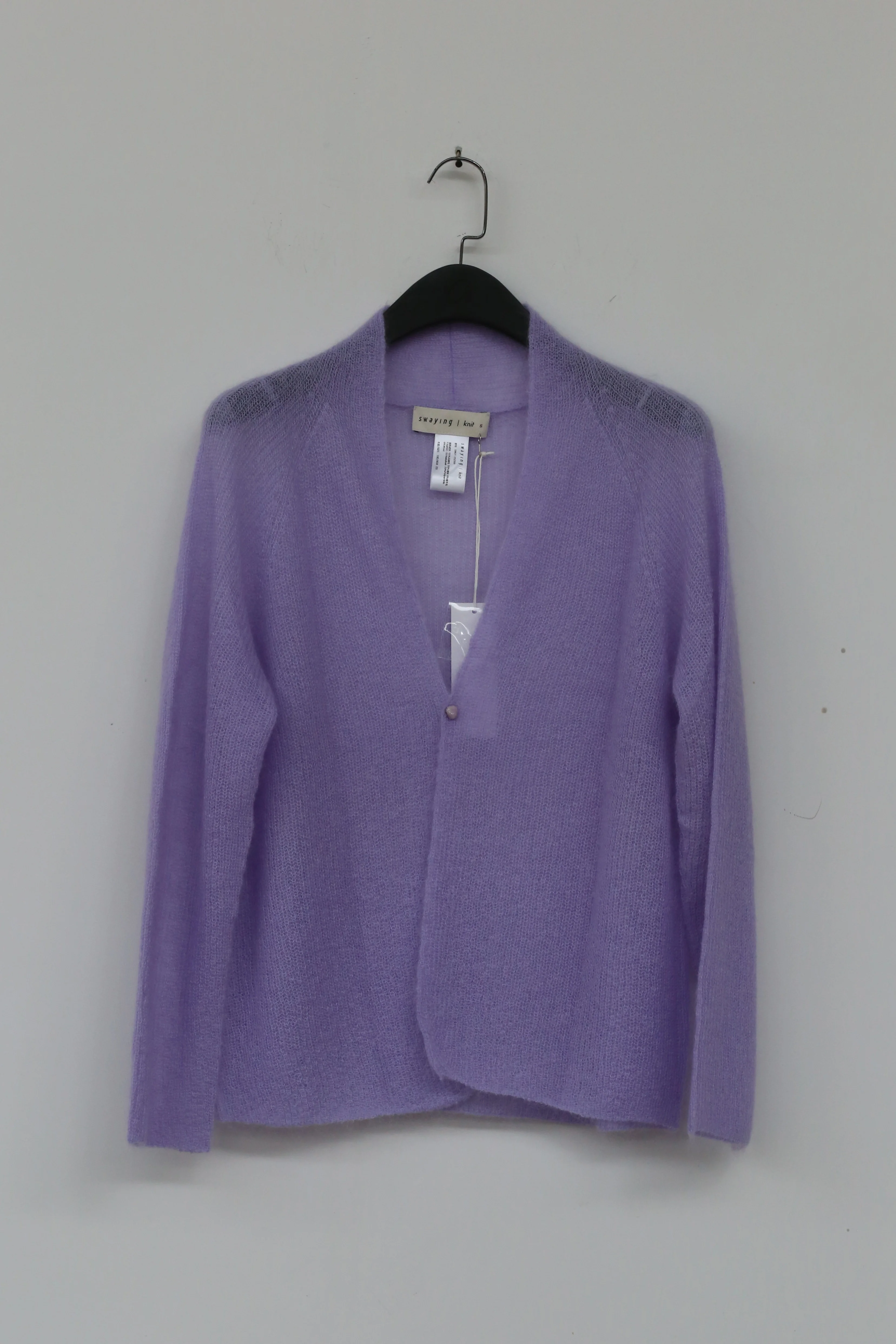 SWAYING/KNIT Seamless Mohair Suit SW212SZ69 Lilac PS16 - Image 9