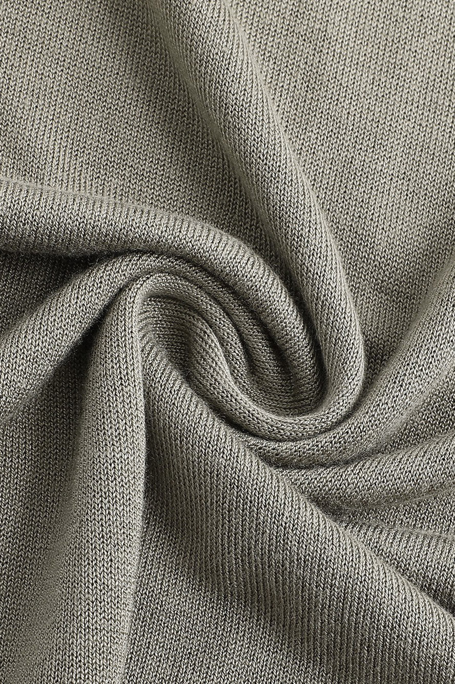 SWAYING/KNIT seamless round hem long skirt SW24SS3B24 gray green PS82 - Image 7