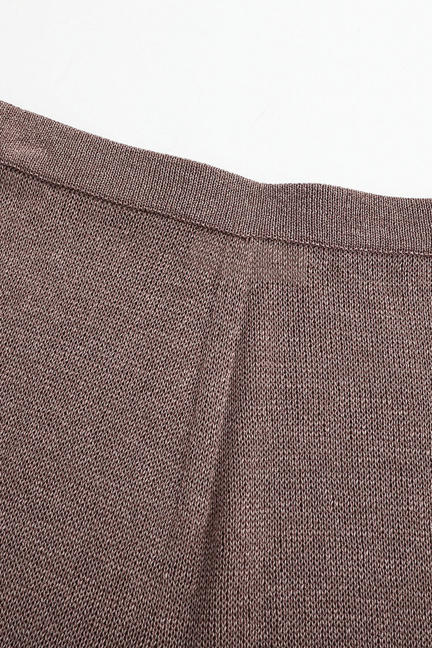 SWAYING/KNIT seamless straight pants SW24SS3B52 dirty pink PS83 - Image 8